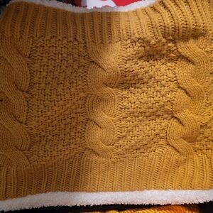 Cozy Mustard Cable Knit Sweate